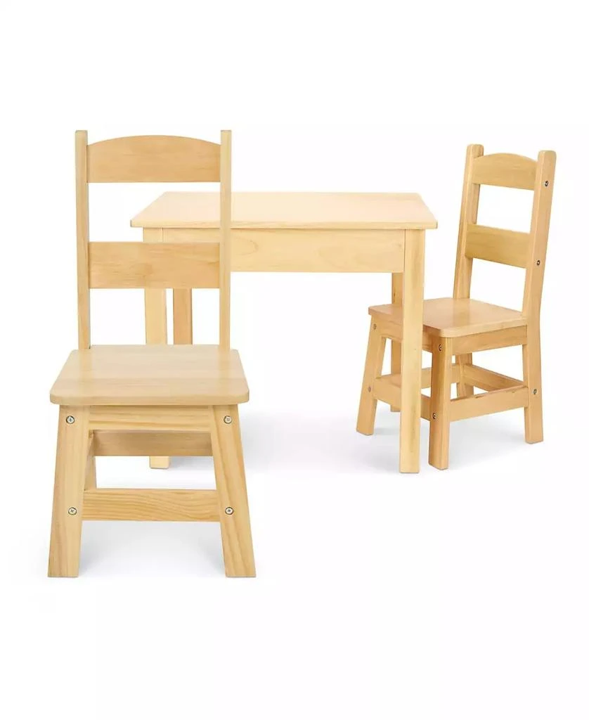 Melissa & Doug Wooden Table & Chairs Set 3