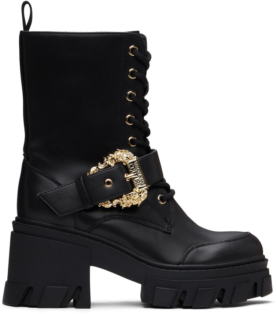 Versace Black Sophie Ankle Boots