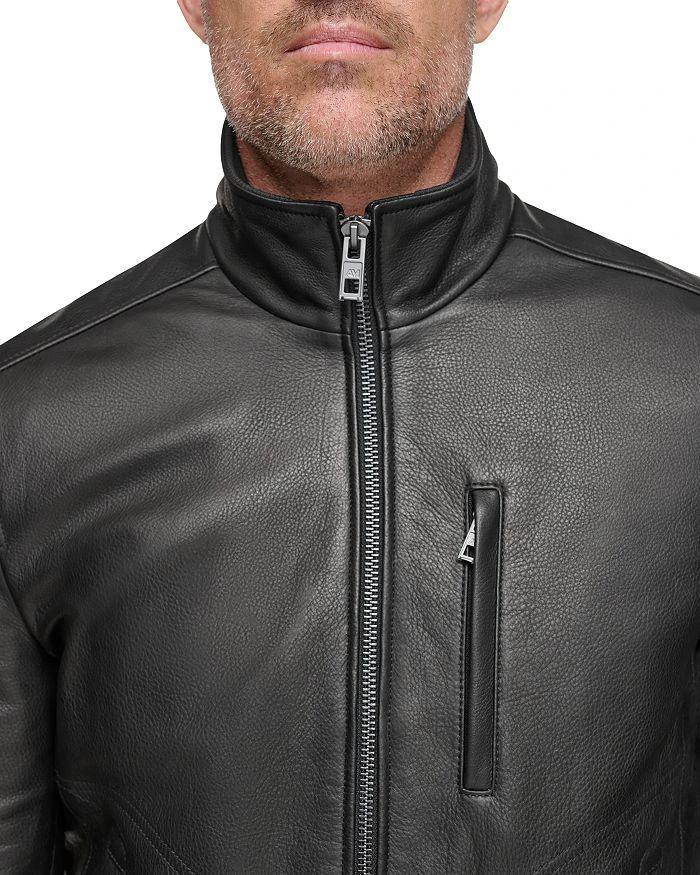 Andrew Marc Lindley Leather Bomber Jacket 5