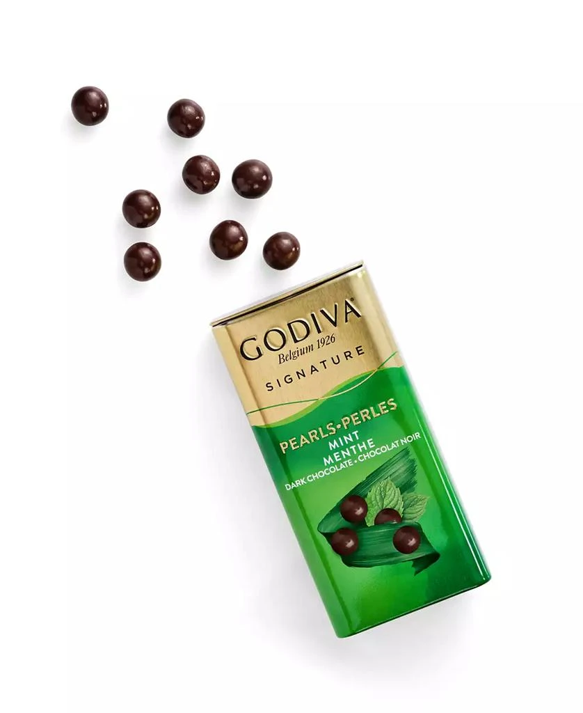 Godiva Dark Chocolate Mint Pearls, Set of 18 3