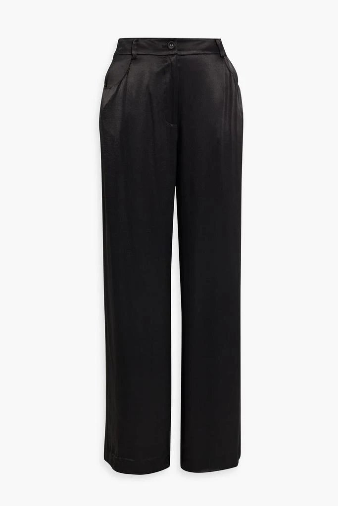 Diane von Furstenberg Adelaide satin wide-leg pants 1