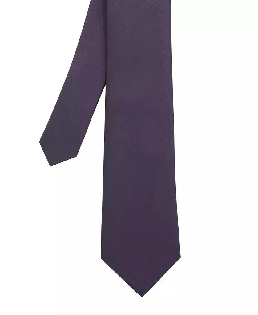 DKNY Men’s Slim Iridescent Solid Neck Tie 2