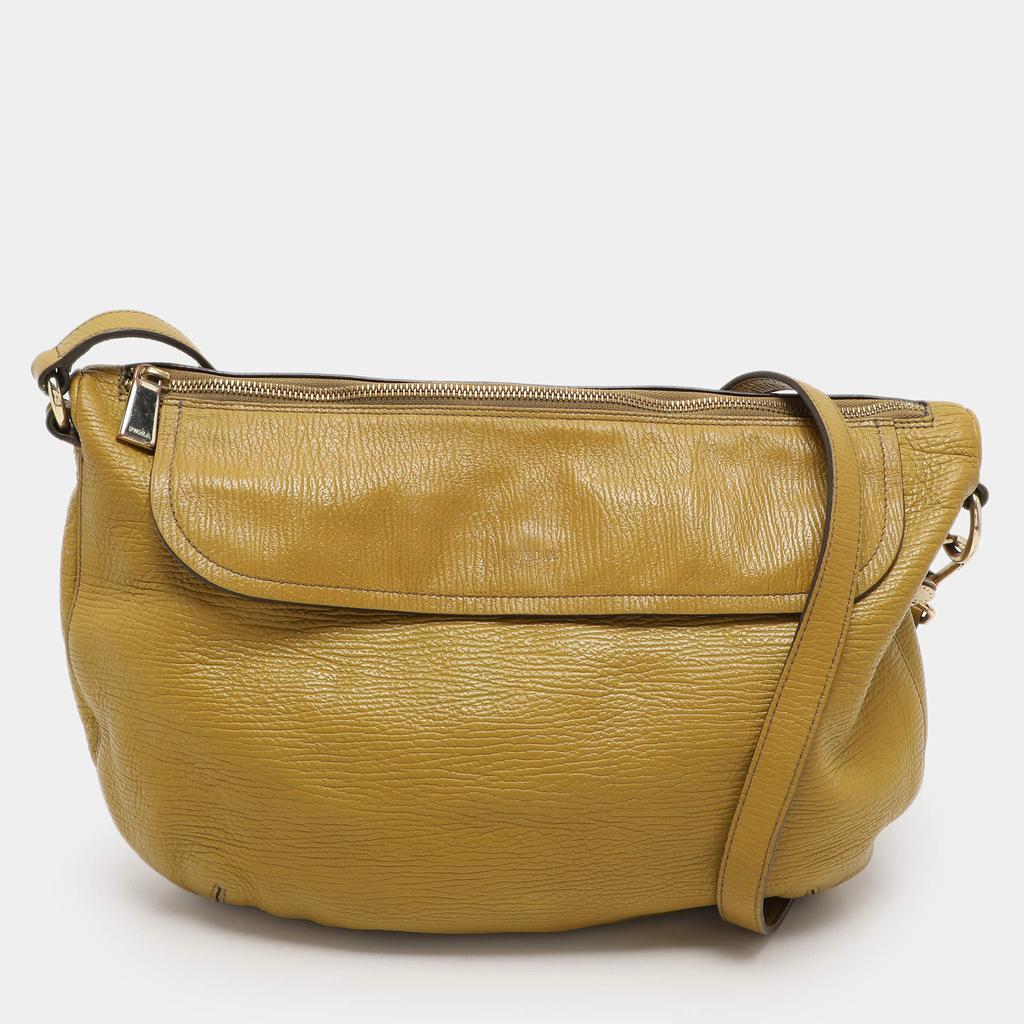 バッグ Furla leather cut design blown hand bag Shoulder bag Furla Drop XL in black leather