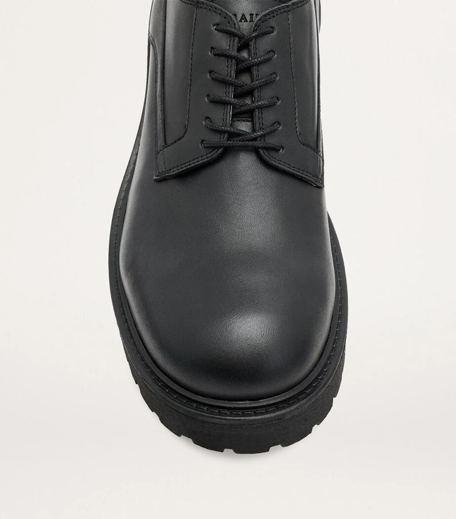 ALL SAINTS Leather Hank Derby Shoes 5