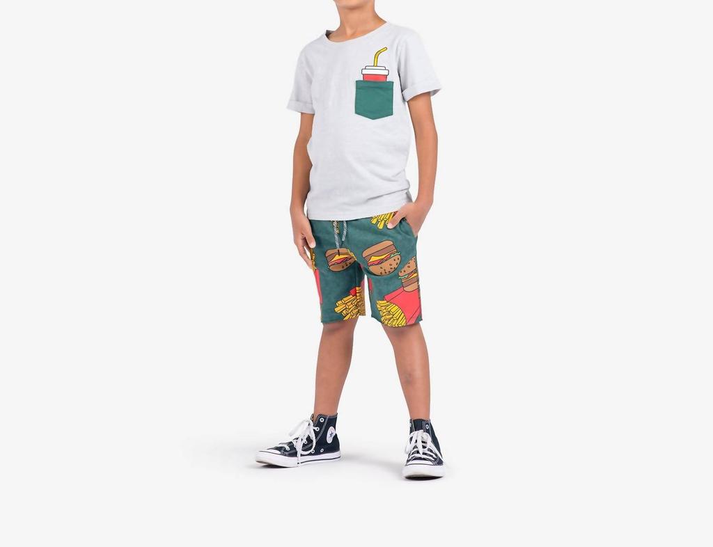Appaman Camp Shorts In Burgers & Fries