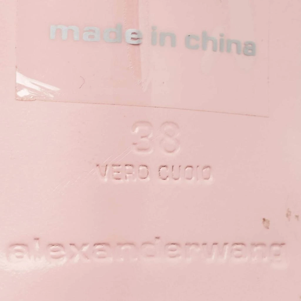 Alexander Wang Alexander Wang Pink Faux Fur Slide Sandals Size 38 7