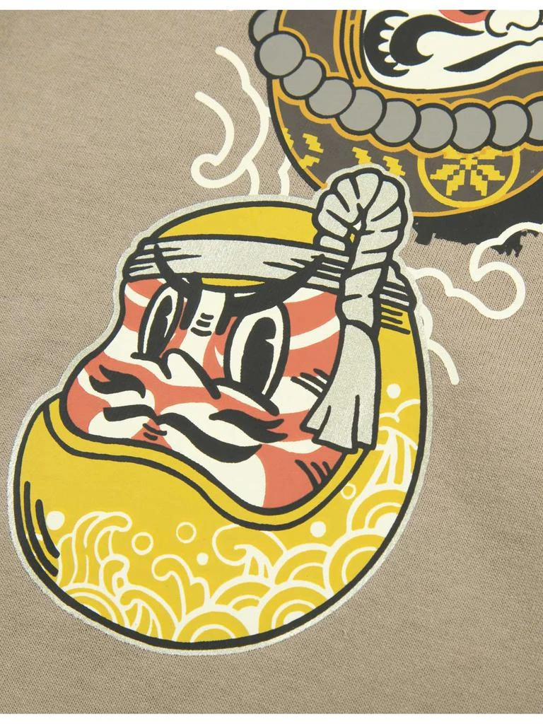 Evisu Kumadori Daruma Daicock Print T-shirt 3