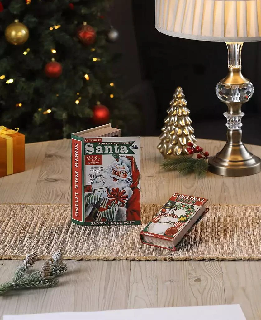 Mr. Christmas Decorative Books Nested Set of 2 2