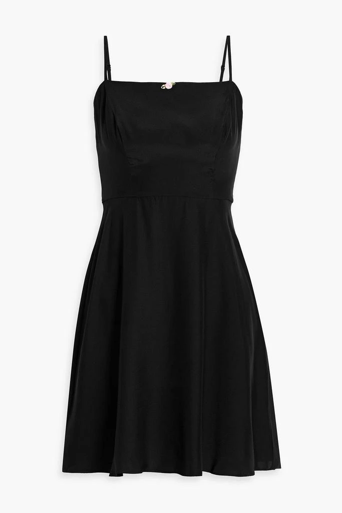 HVN Nora silk mini dress 1