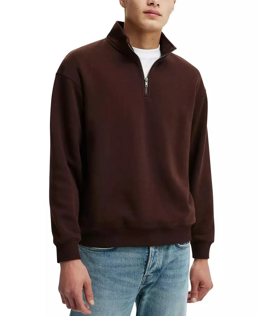 Cotton On Men's 1/4 Zip Fleece 1