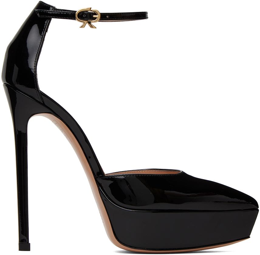 Gianvito Rossi Black Kasia Heels