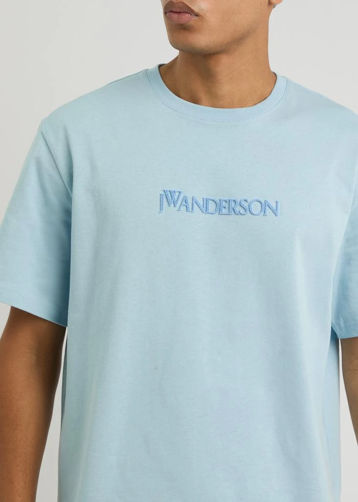JW Anderson Logo-appliqué cotton T-shirt  5