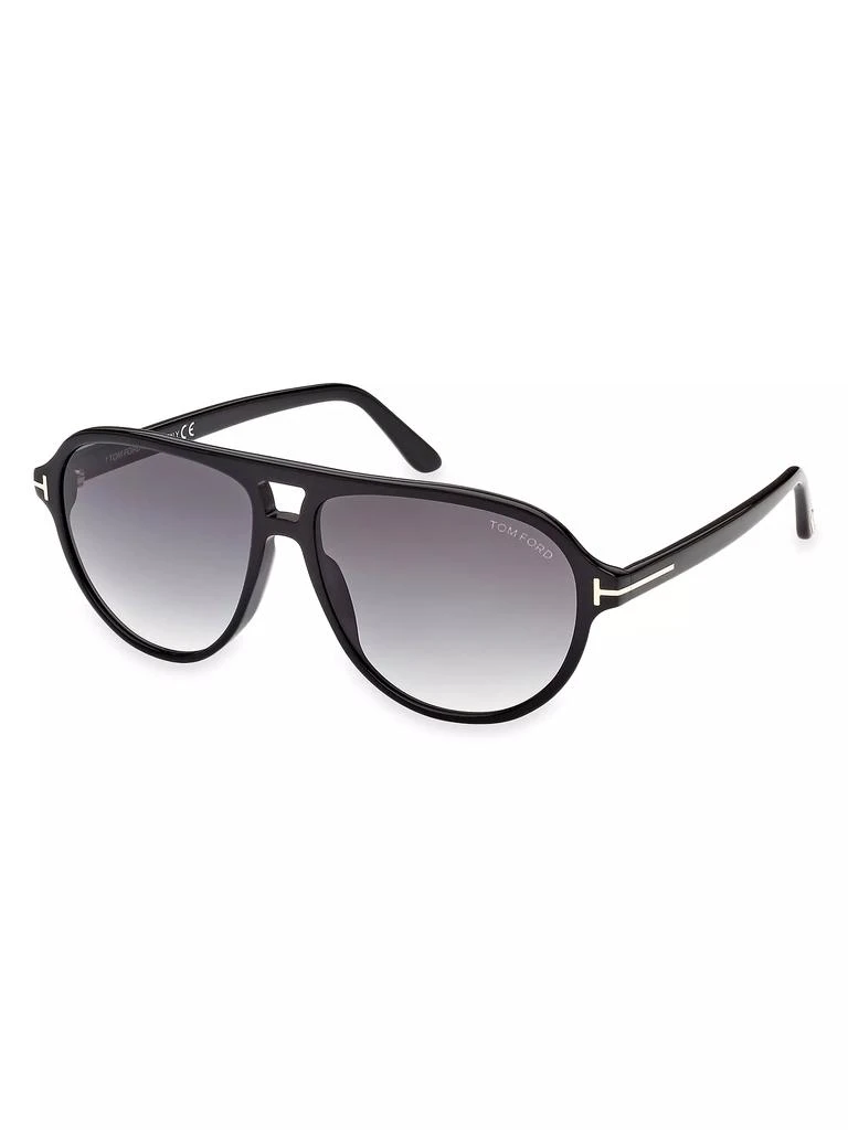 Tom Ford Jeffrey 60MM Aviator Sunglasses 1