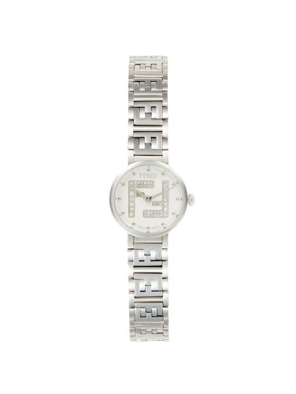 Fendi Forever Stainless Steel & 0.12 TCW Diamond Bracelet