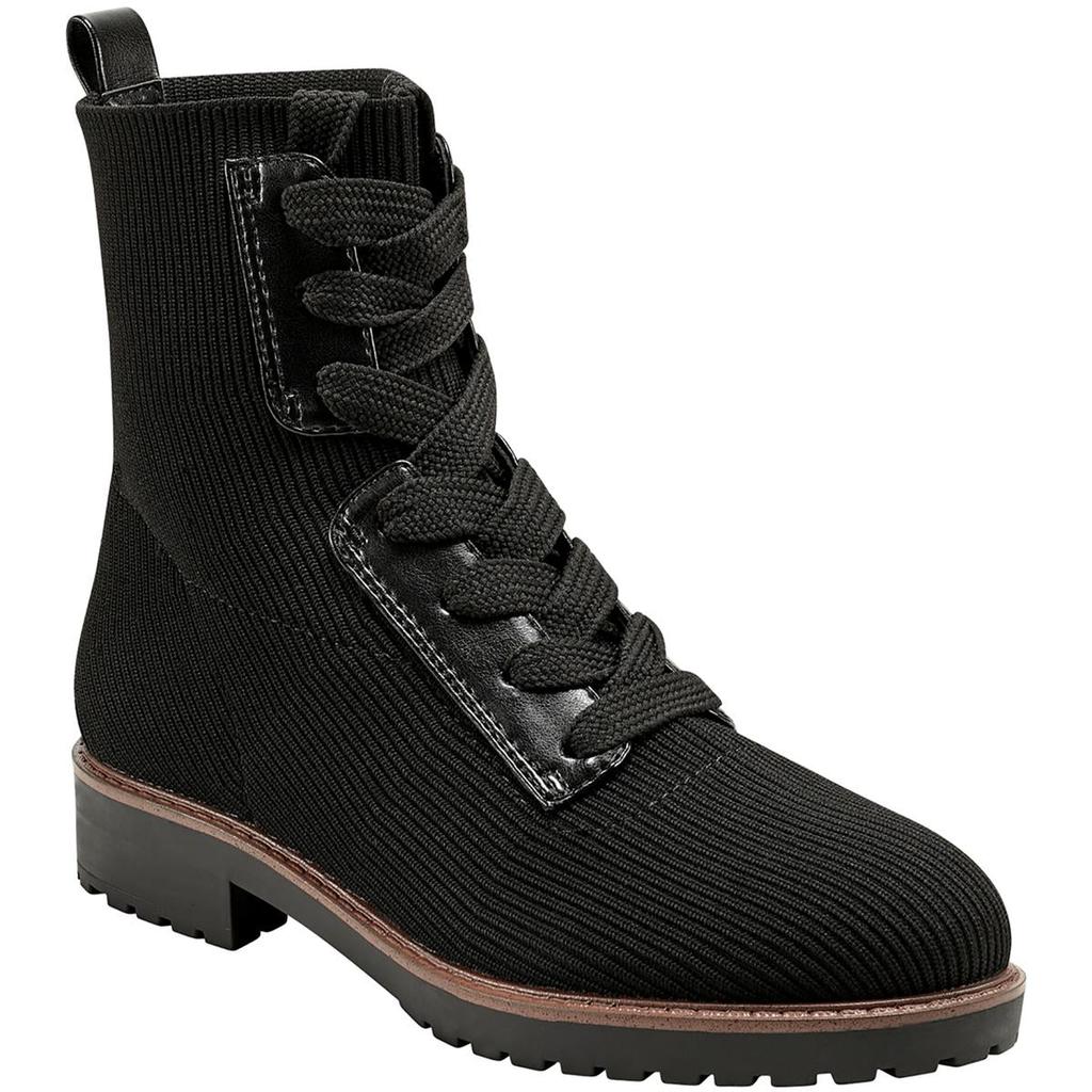 Bandolino Fran 2 Womens Ankle Pull On Combat & Lace-up Boots