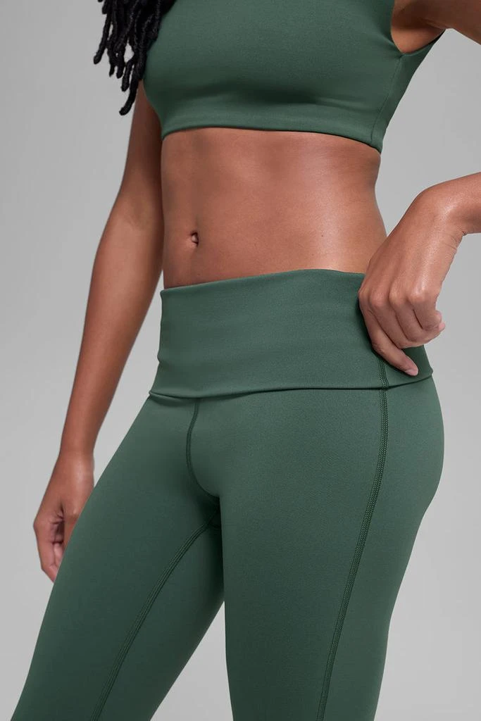Alo ALO Softsculpt Foldover Flare Legging - Clover Green 2