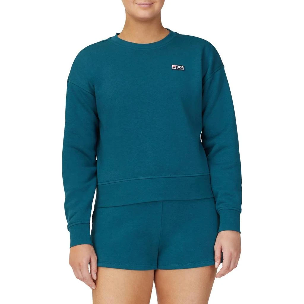 Fila Fila Stina Women's Fleece Lined Crewneck Athletic Pullover Sweatshirt 2