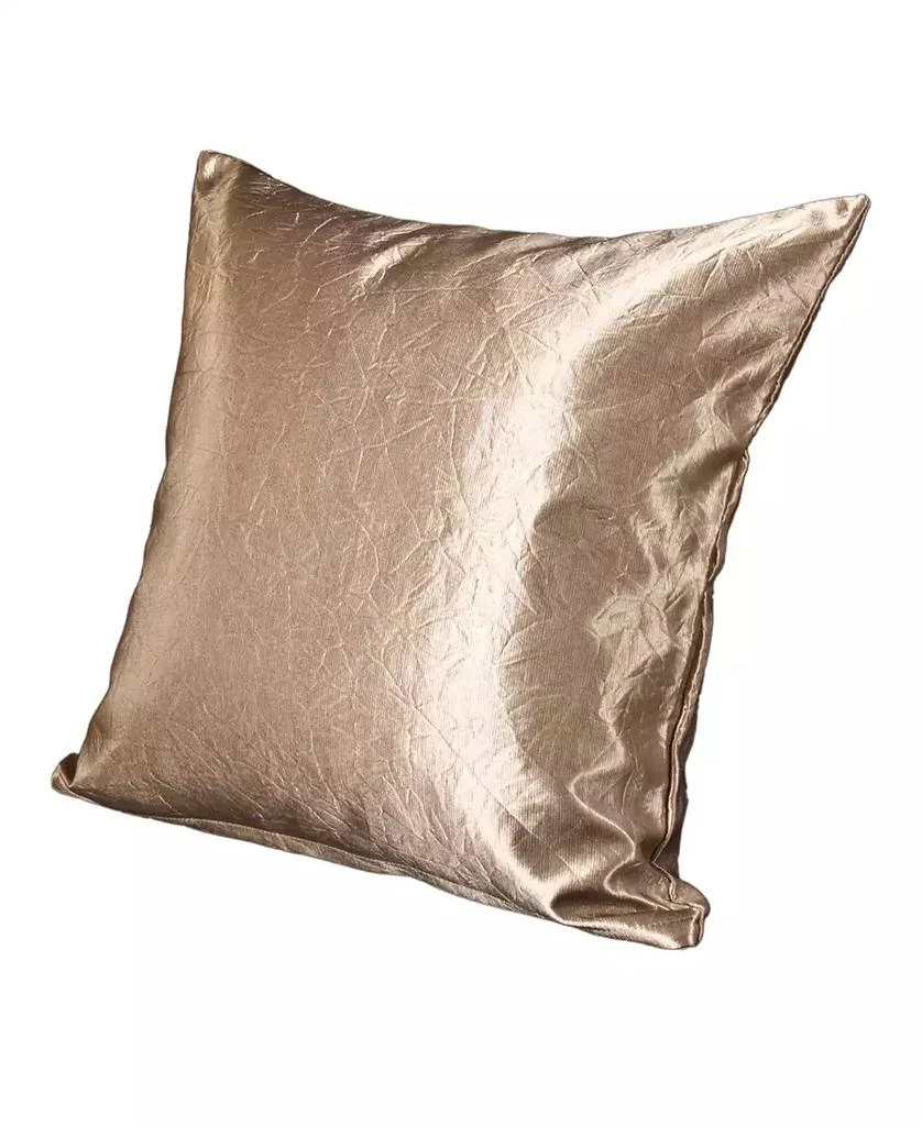 Siscovers Glistening Gold Decorative Pillow, 16" x 16"
