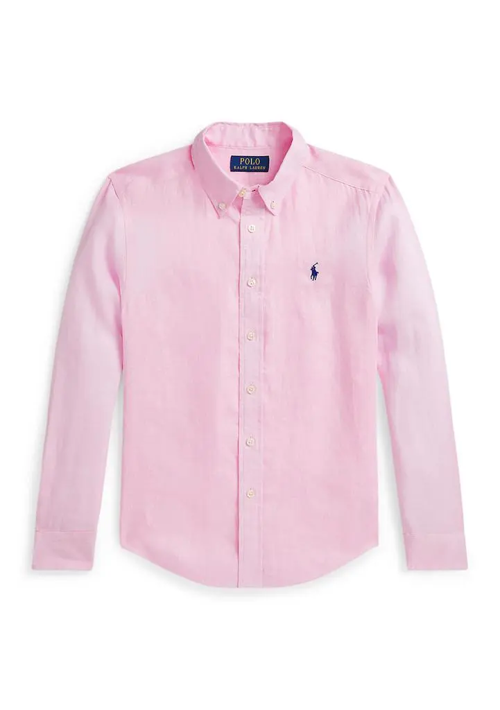 Ralph Lauren Boys 8-20 Linen Shirt