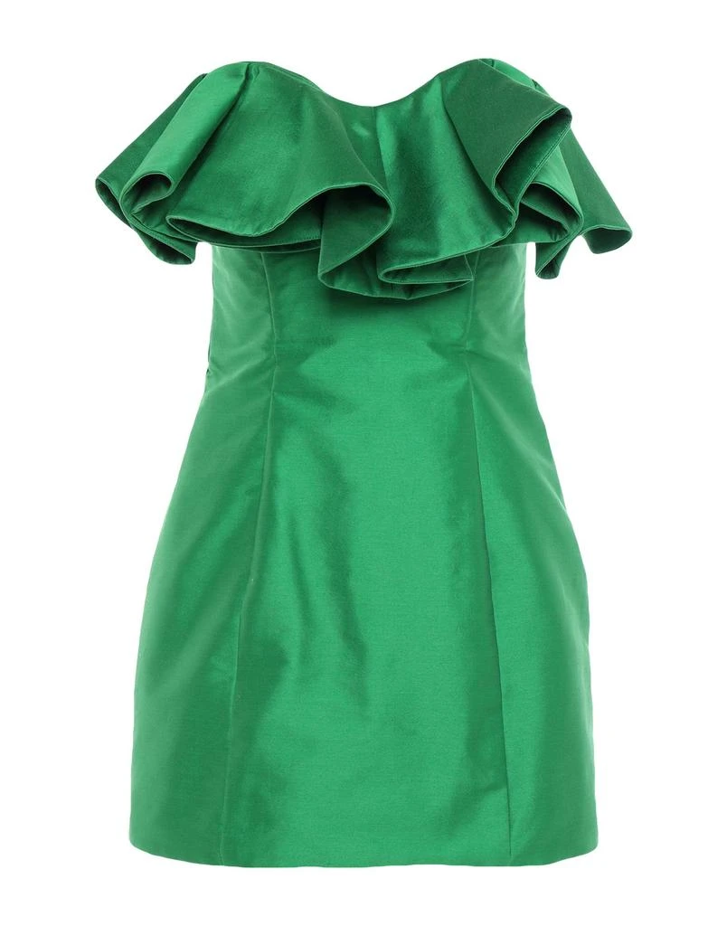 slim fit dress slacks The Attico Perforated Ribbed Viscose Mini Dress main image 1
