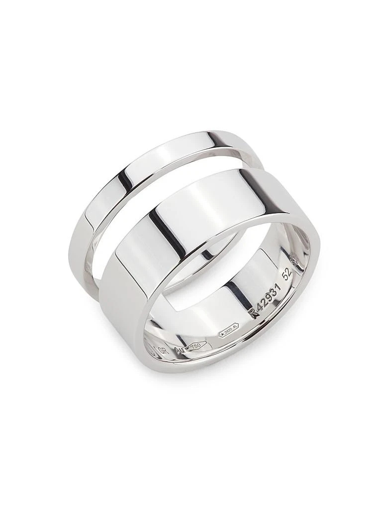 Repossi Berbere 18K White Gold Two-Row Ring