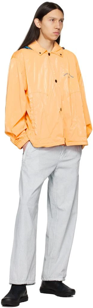 Stone Island Blue Garment-Dyed Trousers 4