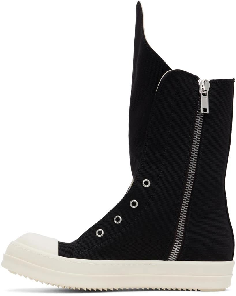 Rick Owens Black Barre Boot Sneakers 3