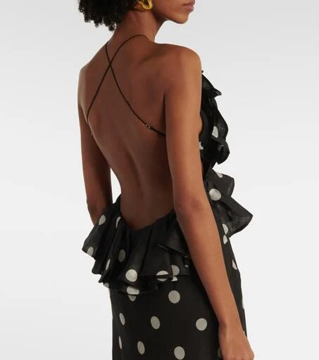 Shop Crush polka-dot ruffled linen and silk gown on Sale at BeyondStyle   Get 40% Off Crush polka-dot ruffled linen and silk gown with Limited-Time  Flash Deals, Exclusive Discounts, and Special Offers.