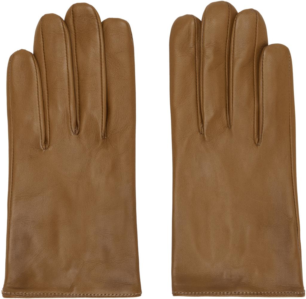 Handsome Stockholm Brown Washable Leather Gloves