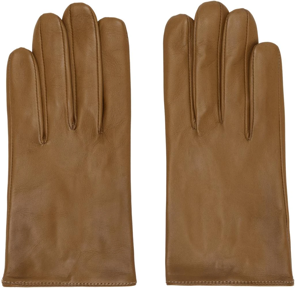 Handsome Stockholm Brown Washable Leather Gloves 1