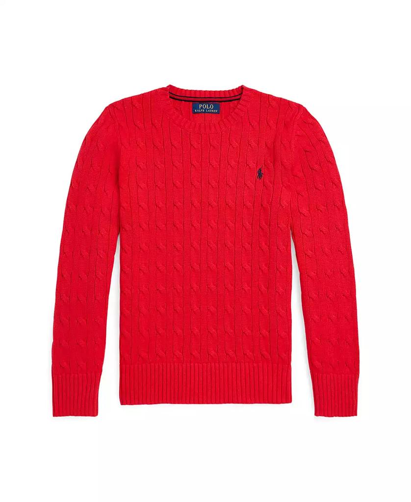 Ralph Lauren Big Boys Cable- Knit Crewneck Sweater