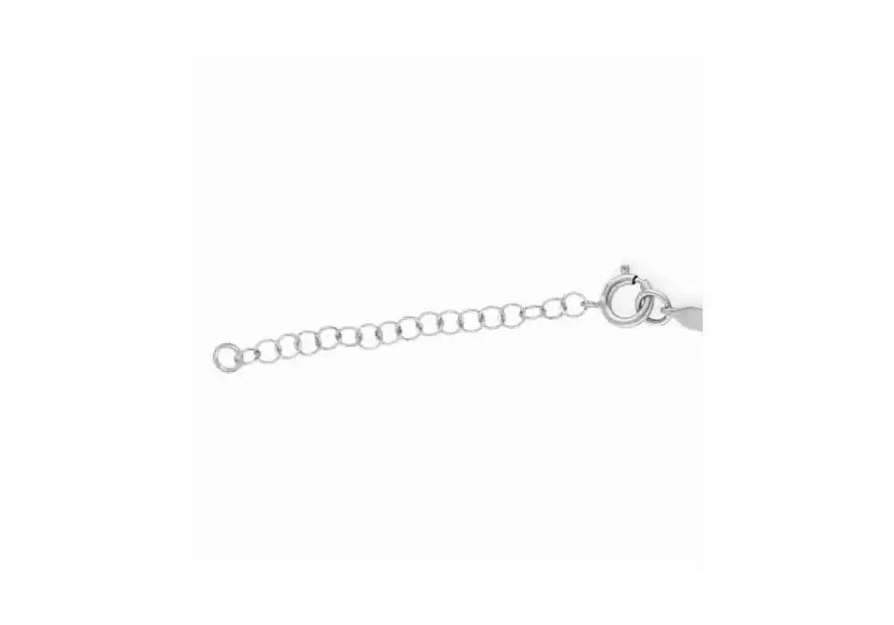 The Lovery 1 Inch Extender Chain 14K White Gold 3