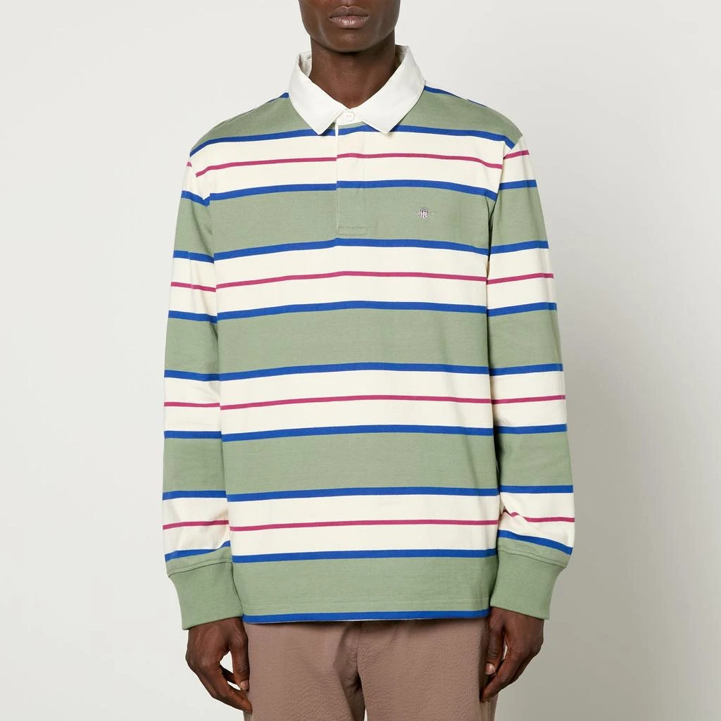 Gant GANT Striped Heavy Rugger Cotton Rugby Shirt 1