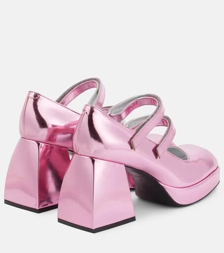 NODALETO Bulla Babies 90 leather Mary Jane pumps 3