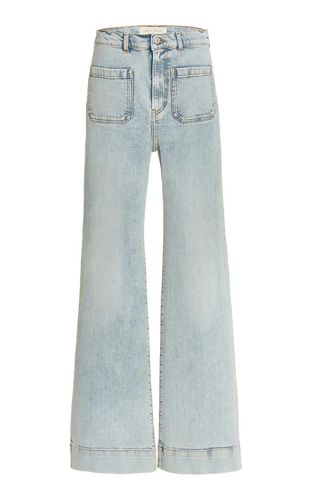 Jeanerica Jeanerica - Exclusive St Monica Stretch High-Rise Flared-Leg Jeans  - Light Wash - 30 - Moda Operandi 1