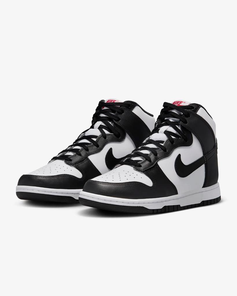 NIKE Dunk High DD1869-103 Sneakers Women's 11 White Black Leather Shoes RHS4140