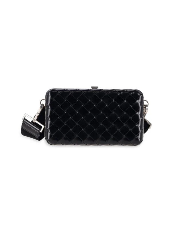 Bottega Veneta Leather Intrecciato Weave Crossbody Bag 2