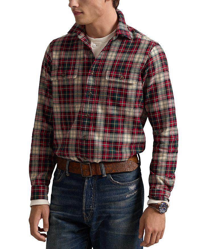 Ralph Lauren Classic Fit Plaid Flannel Workshirt