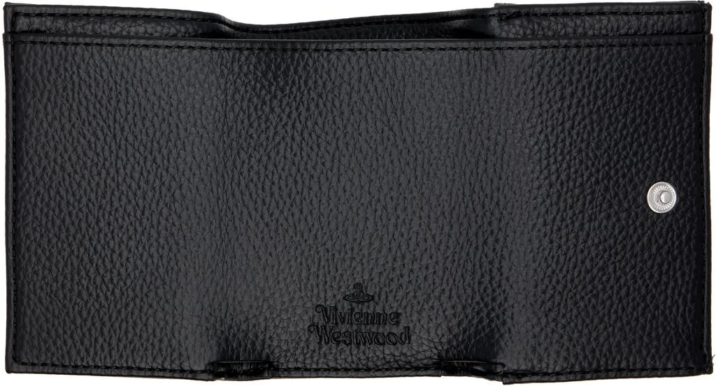 Vivienne Westwood Black Envelope Trifold Wallet 3