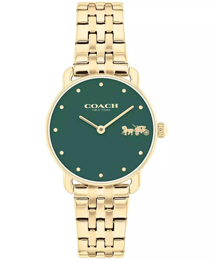 Coach Women's Elliot Gold-Tone Stainless Steel Bracelet Watch 1