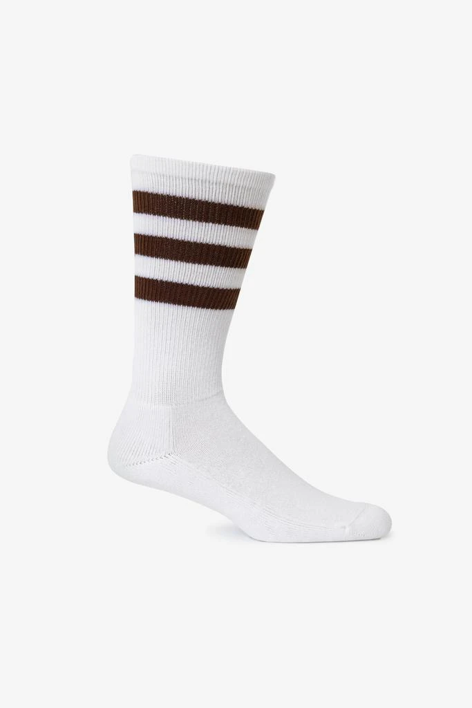 Los Angeles Apparel CALFSOCK - Unisex 3-Stripe Calf Sock 69