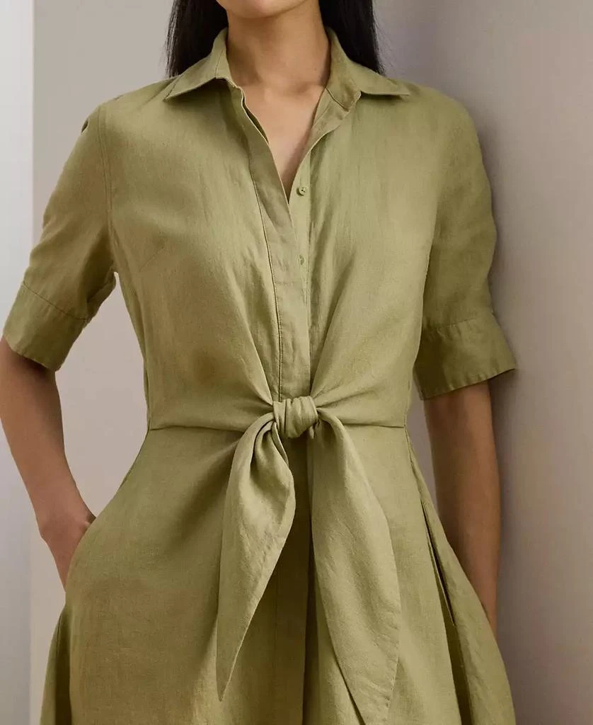 Ralph Lauren Women's 100% Linen Shirtdress 4