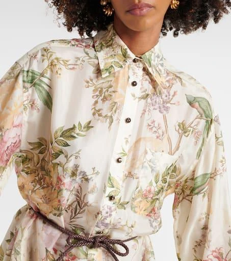 Zimmermann Waverly floral silk romper 4