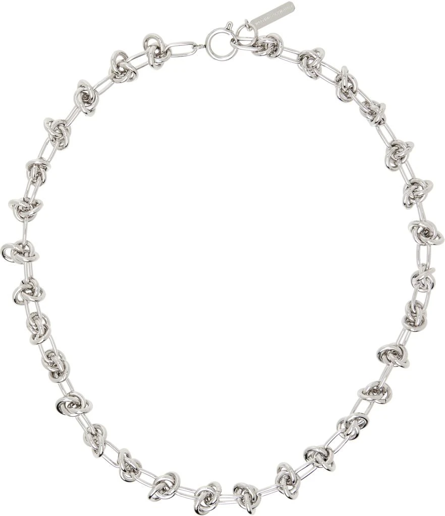 Justine Clenquet Silver Daria Necklace 1