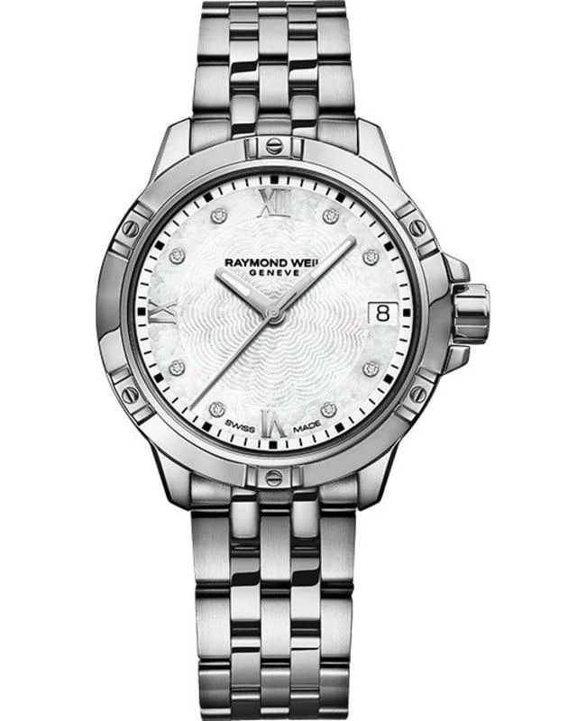 Raymond Weil Raymond Weil Tango Mother of Pearl Diamond Dial Stainless Steel Women's Watch 5960-ST-00995 1