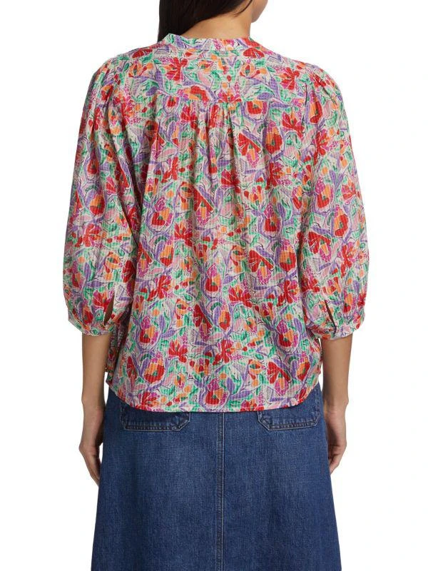 ba&sh Amedee Boxy Floral Top 2