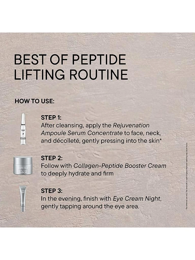 BABOR Best Of Peptide Lifting 3-Piece Routine 8