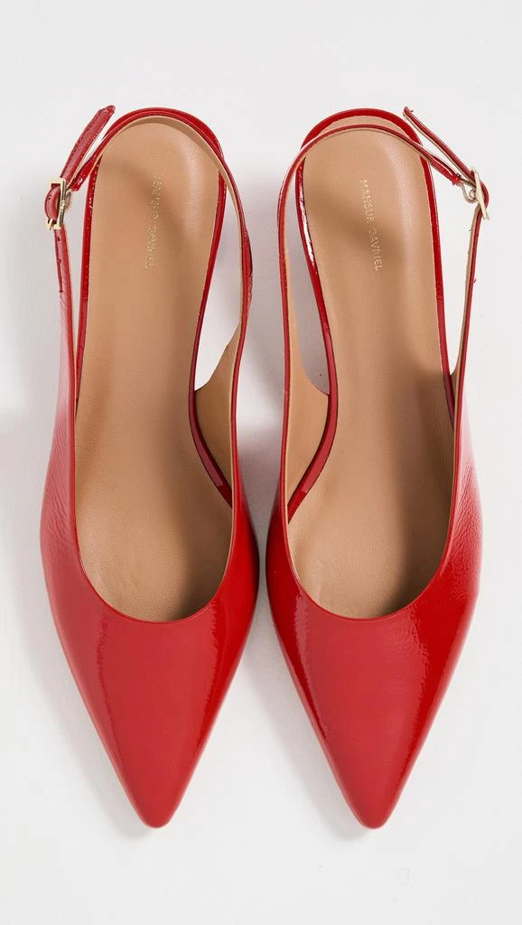 Mansur Gavriel Pointy Toe Slingback Pumps 4
