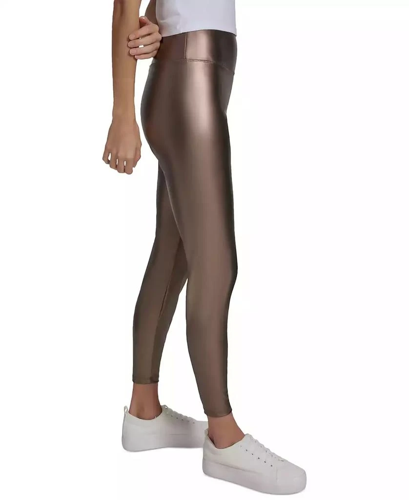 Marc New York by Andrew Marc Women's Metallic Faux-Leather Leggings 3