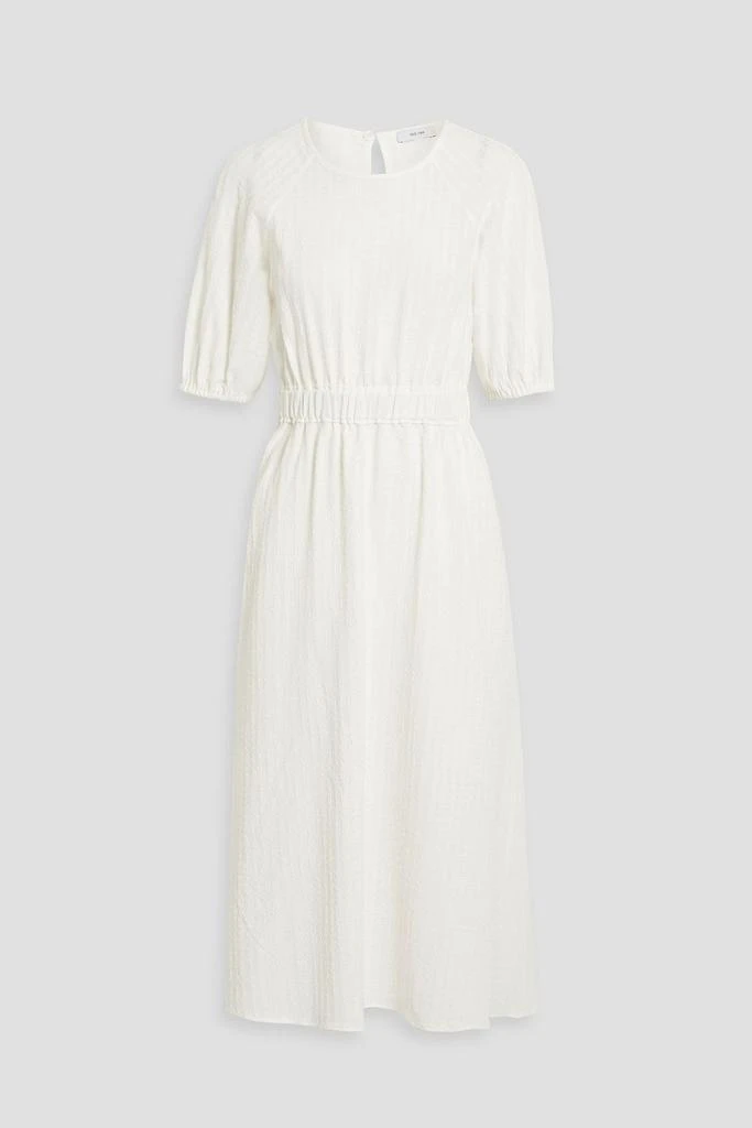 IRIS & INK Corinne cotton-blend jacquard midi dress 1
